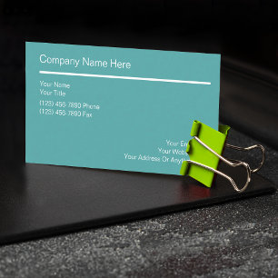 Carte de visite simple