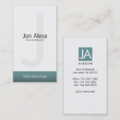 Carte De Visite Simple (Devant / Derrière)