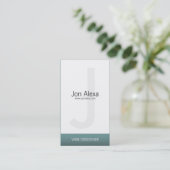 Carte De Visite Simple (Debout devant)