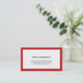 Carte de visite simple (Debout devant)