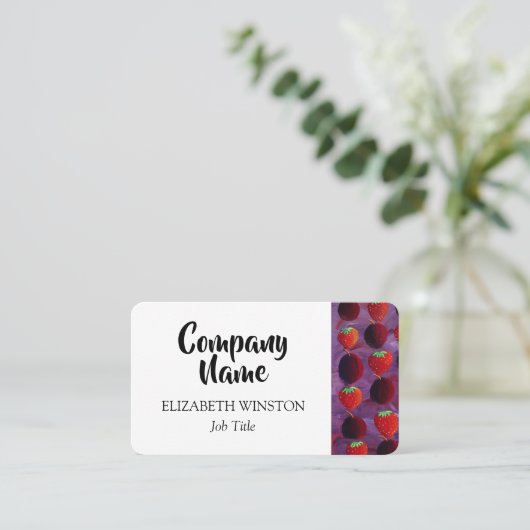 Carte De Visite Simple (Debout devant)