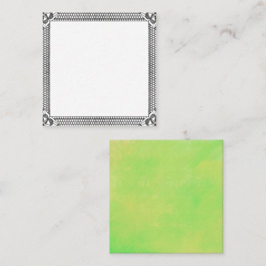 carte de visite simple (Devant / Derrière)