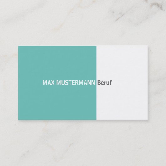 Carte de visite simple (Devant)