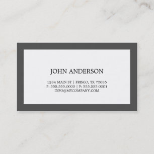 Carte de visite simple