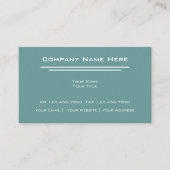 Carte de visite simple (Devant)