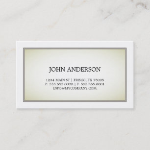 Carte de visite simple