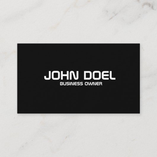 carte de visite simple (Devant)