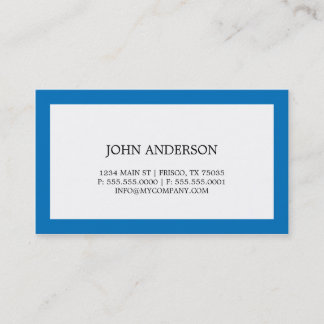Carte de visite simple