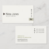 Carte De Visite simple #01 (Devant / Derrière)