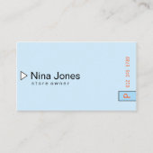 Carte De Visite simple #08 (Devant)