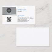 Carte de visite simple #08 (Devant / Derrière)