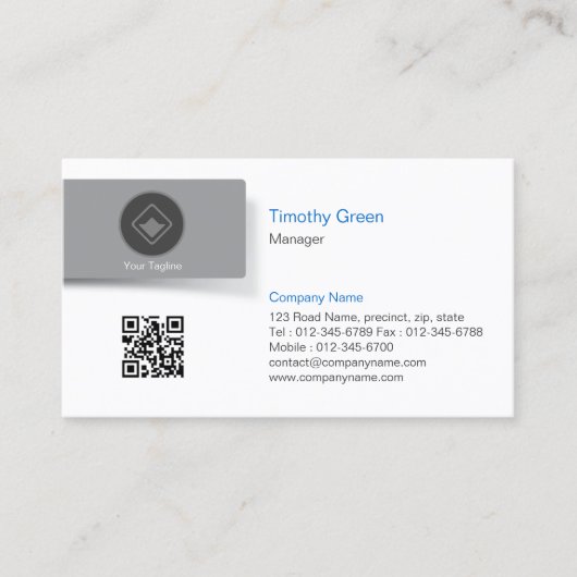 Carte de visite simple #08 (Devant)