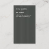 CARTE DE VISITE :: simple 8 (Dos)