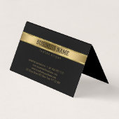 Carte De Visite Simple Arrière - plan Monochromatique Avec Bande O (Dos)