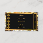 Carte De Visite Simple Art moderne Sun Sunflower Collection (Dos)