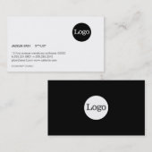 Carte De Visite Simple avec logo (Devant / Derrière)