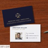 Carte De Visite Simple avocat professionnel