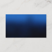 Carte de visite simple bleu beige (Dos)