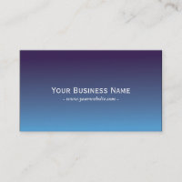 Carte de visite simple bleu clair