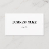 Carte De Visite simple bleu vert aquarelle script affaires moderne (Devant)