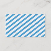 CARTE DE VISITE SIMPLE :: bold spot blue (Dos)