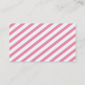 CARTE DE VISITE SIMPLE :: bold spot rose (Dos)