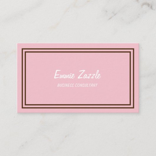 Carte De Visite Simple business card (Devant)