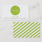 CARTE DE VISITE SIMPLE :: chaux taches audacieuses (Devant / Derrière)