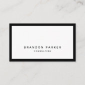 Carte De Visite Simple Classique Moderne Professionnel (Devant)