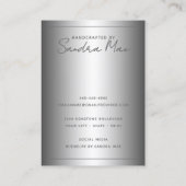 Carte De Visite Simple Classy Minimalist Jewelry Display Card (Dos)