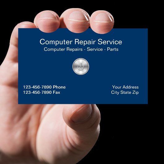 Carte de visite Simple Computers