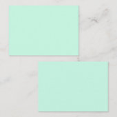 Carte De Visite simple couleur simple uni couleur personnalisée pa (Devant / Derrière)