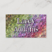 Carte de visite simple Crochet Art (Devant)