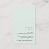 Carte De Visite Simple Cupcake Boulangerie Pâtisserie Chef Restaur (Dos)