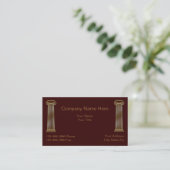 Carte de visite simple d'avocat (Debout devant)