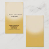 Carte de visite simple de consultant propre (Devant / Derrière)