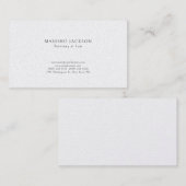 Carte de visite simple de Pearl Unique Attorney at (Devant / Derrière)