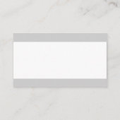 Carte de visite simple de professeur de yoga (Dos)