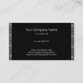 Carte De Visite Simple dentelle blanche (Dos)