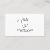 Carte De Visite Simple Dentist Dental Clinic teeth Whitening (Devant)