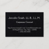Carte de visite simple des conseils d'entreprise (Devant)