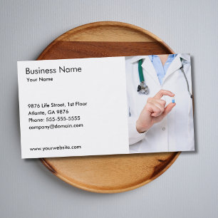 Carte De Visite Simple Doctor Medical Healthcare