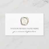 Carte De Visite Simple Elegant Black Add Business Logo Custom   (Devant)