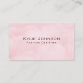 Carte De Visite Simple Elegant Cloud Monogramme Personnalisé (Devant)