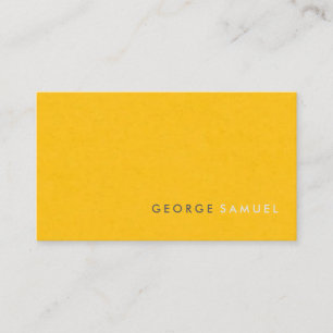 Carte De Visite Simple élégant minimaliste Professionnel Personnal