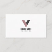 Carte De Visite Simple élégant moderne (Devant)