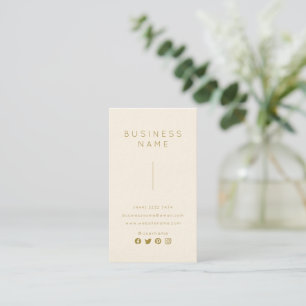 Carte De Visite Simple Élégant Professionnel Nom Emploi Titre de p