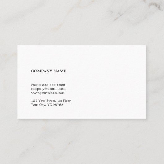 Carte De Visite Simple Élégant Propre Pastel Stripe Consultant (Dos)