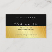 Carte de visite simple élégante personnalisée avec (Dos)