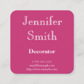 Carte de visite simple et chic de décorateur (Devant)